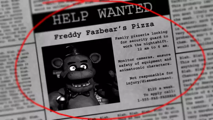 Five Nights at Freddy's скриншот